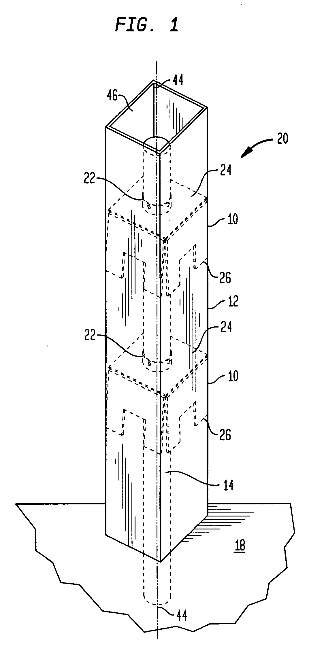 Fixture and mounting assembly for a fence post