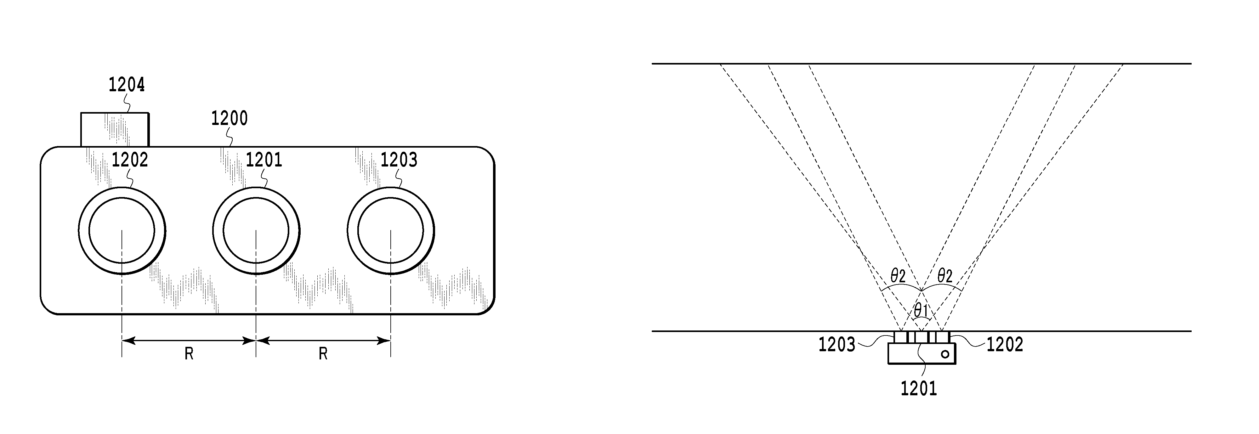 Image-processing apparatus and image-processing method for generating a virtual angle of view