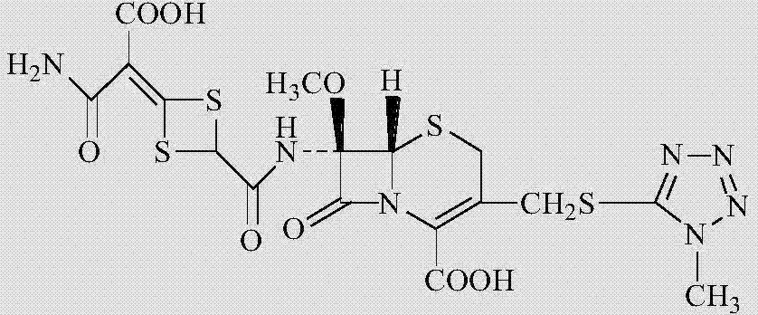 Preparation method of high-purity cefotetan disodium for injection