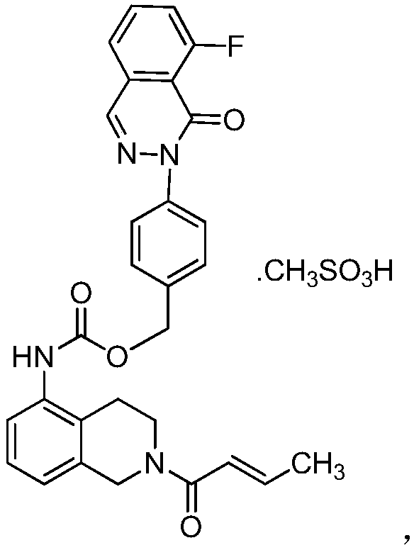 Phthalazones compound crystal form N and preparation method thereof