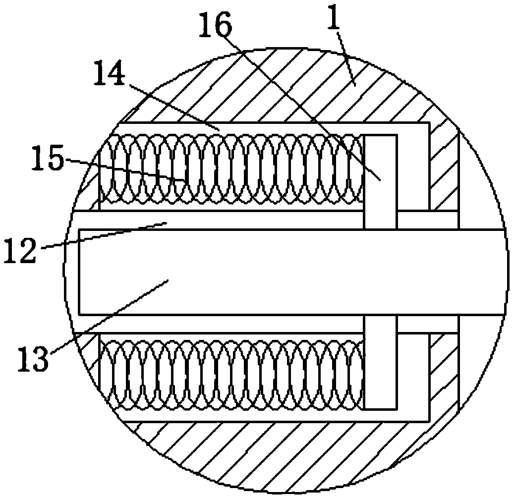 Gas sensor dust prevention and removal device