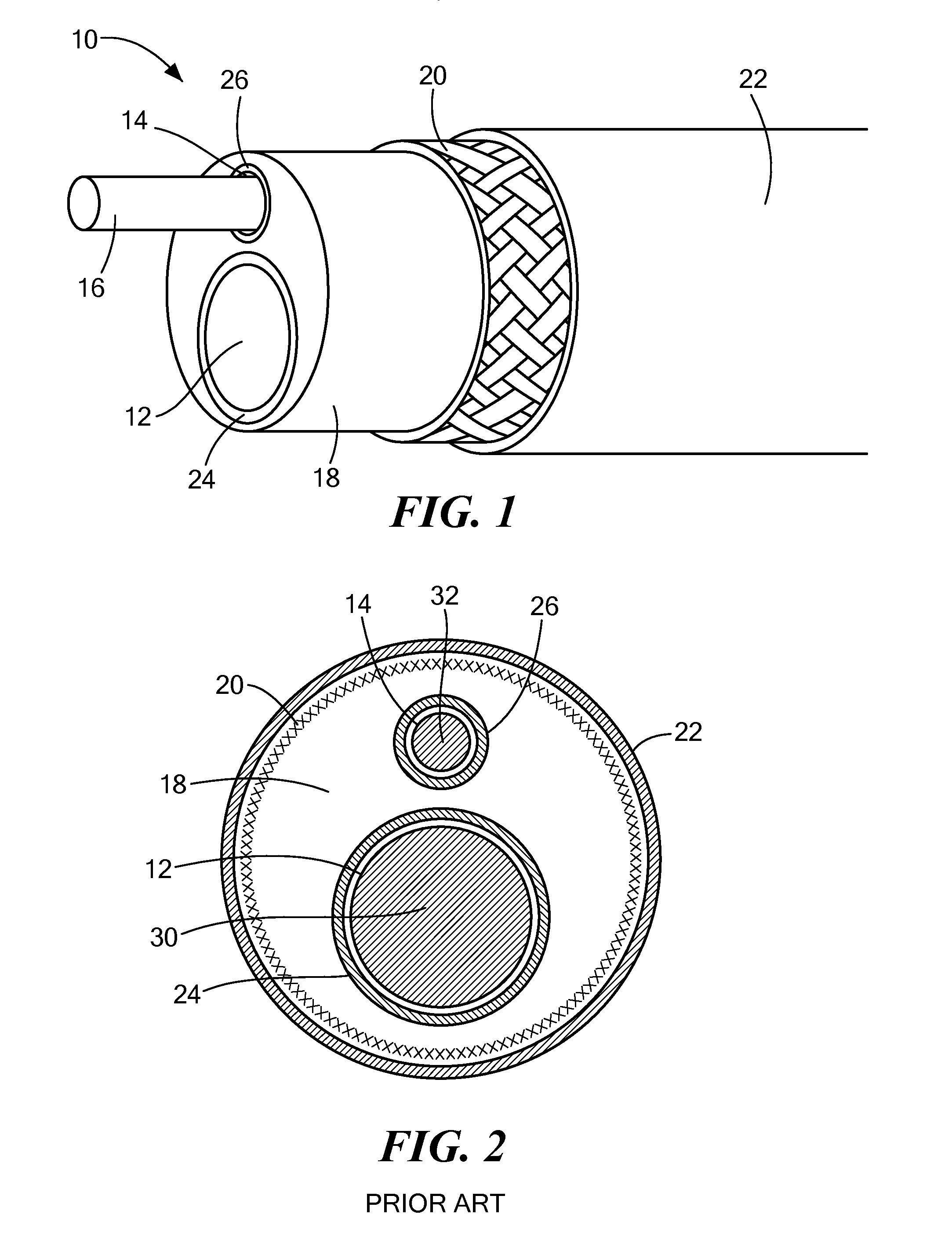 Multi-lumen device with non collapsable minor lumen