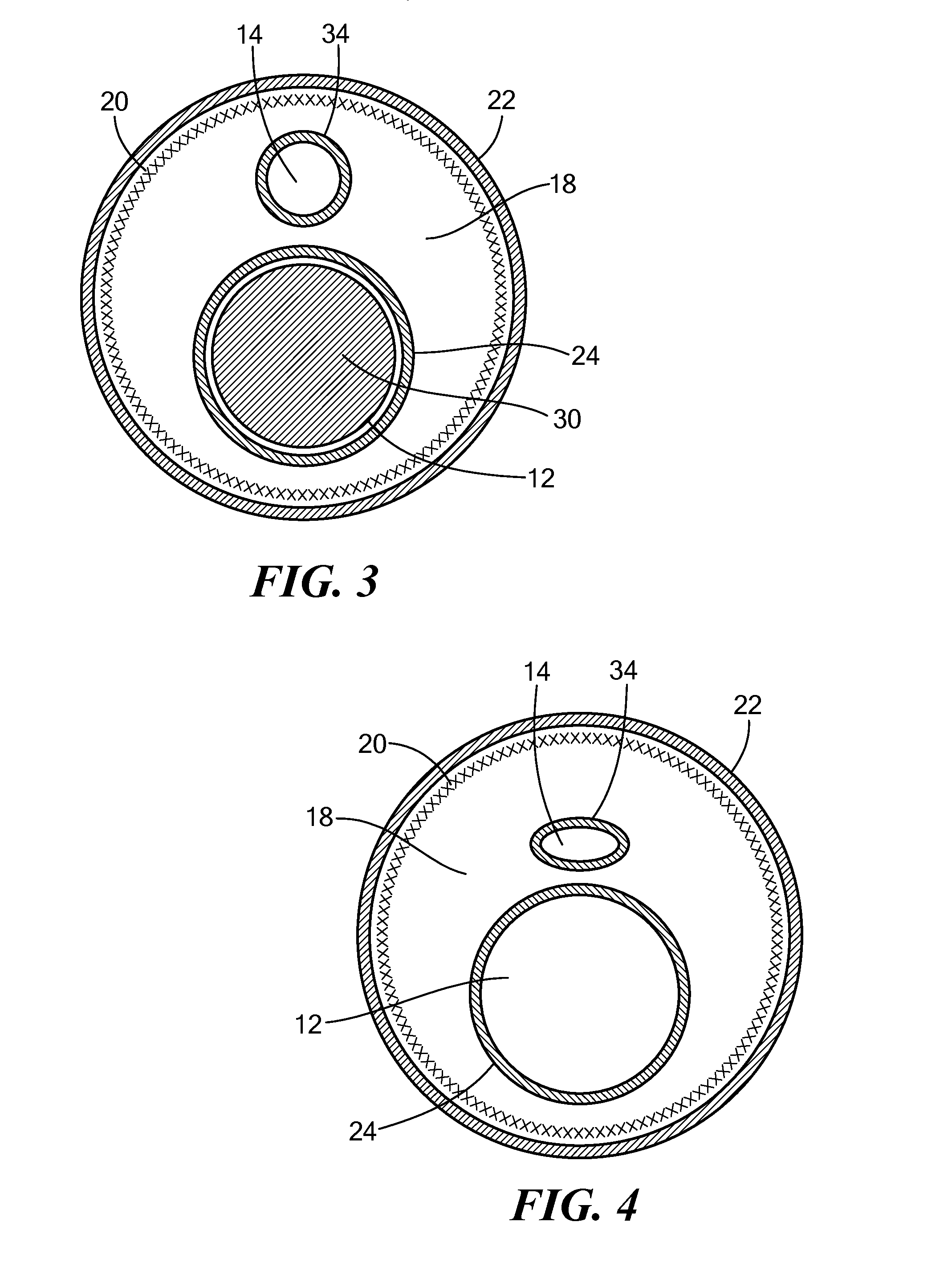 Multi-lumen device with non collapsable minor lumen