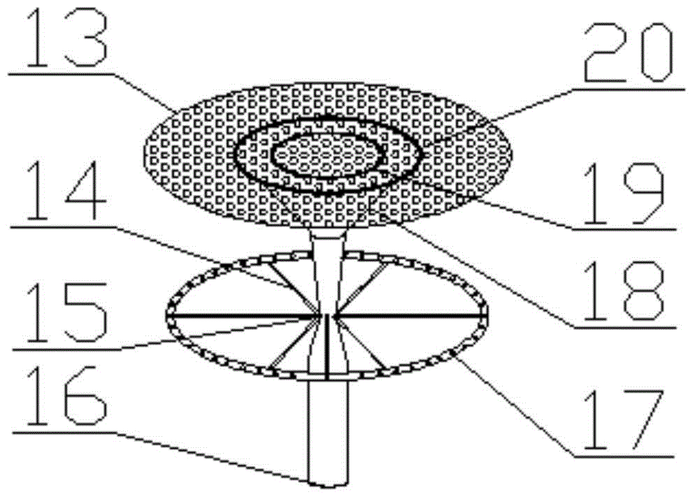 Annular radial-flow negative-pressure suction internal loop photoelectric catalytic reactor