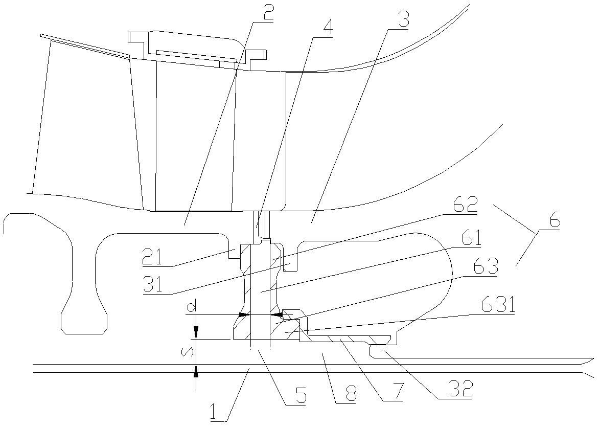 Air entraining structure of engine