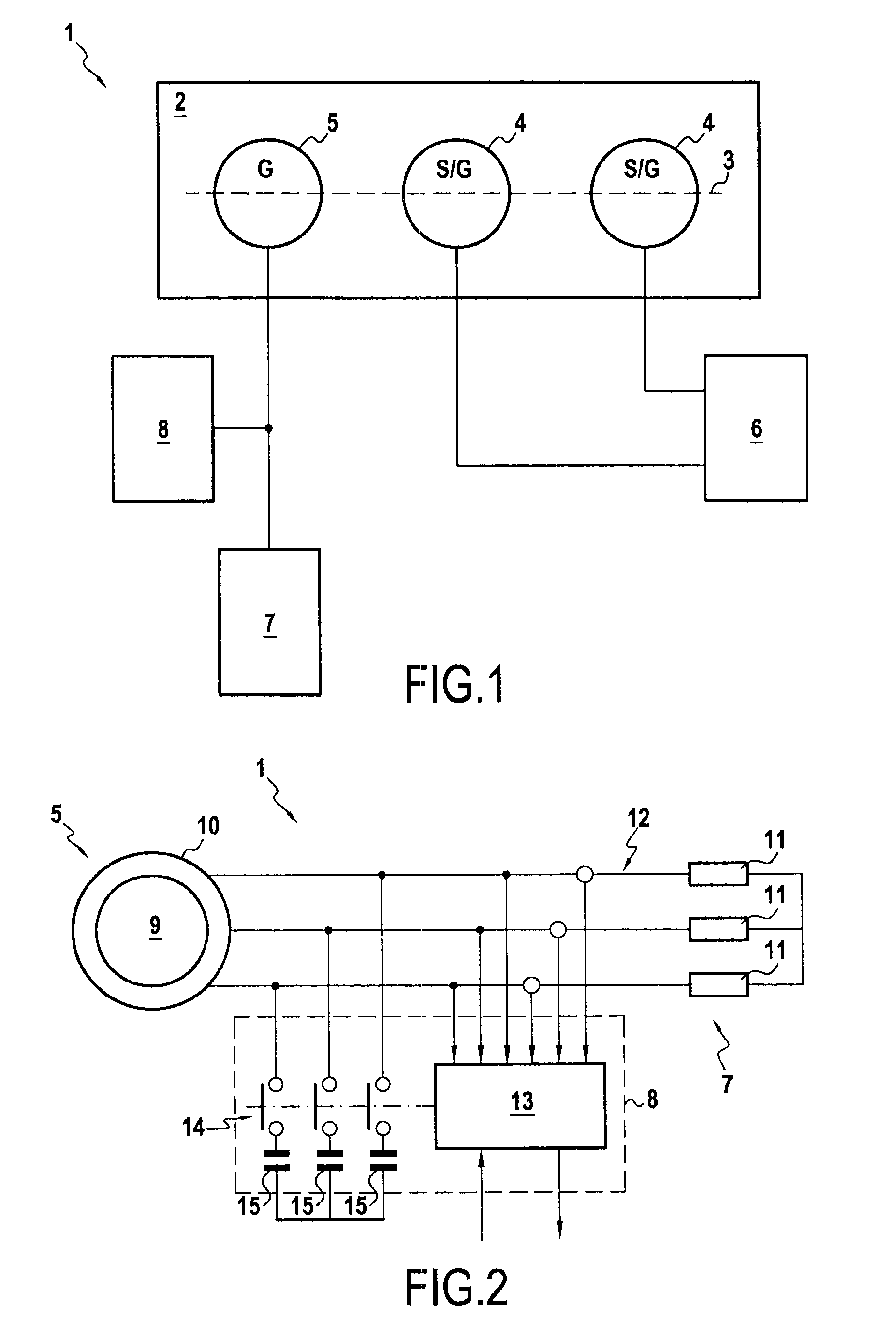 Aircraft power supply circuit including an asynchronous machine