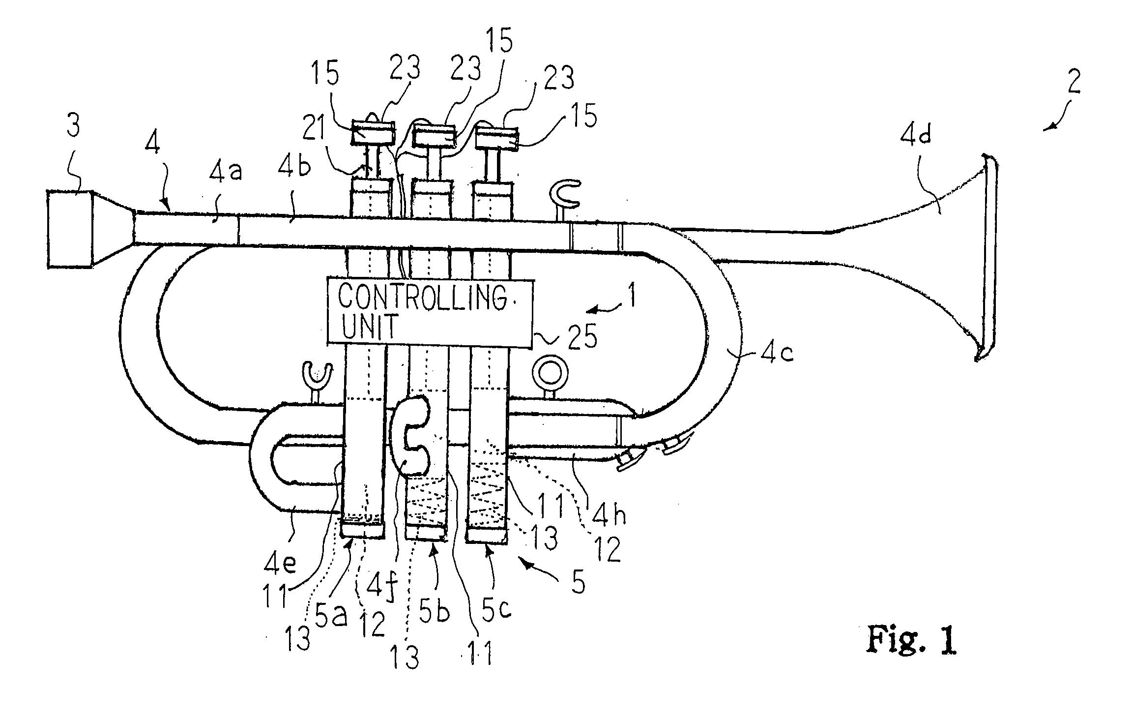 Wind musical instrument with pitch changing mechanism and supporting system for pitch change