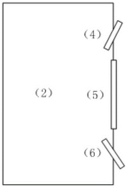 Device and method for detecting vehicle tyre camber angle and toe-in angle