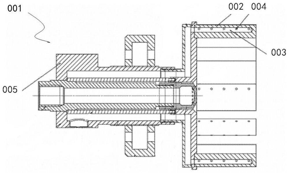 Gas turbine combustion chamber nozzle and method for premixing fuel and air in nozzle