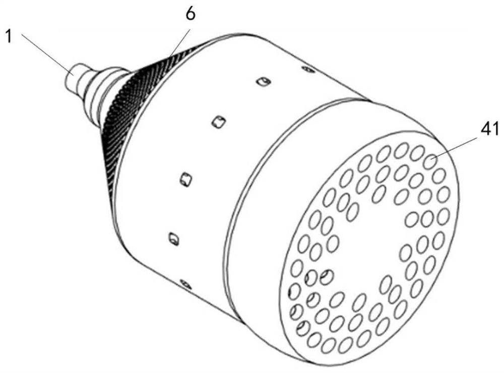 Gas turbine combustion chamber nozzle and method for premixing fuel and air in nozzle