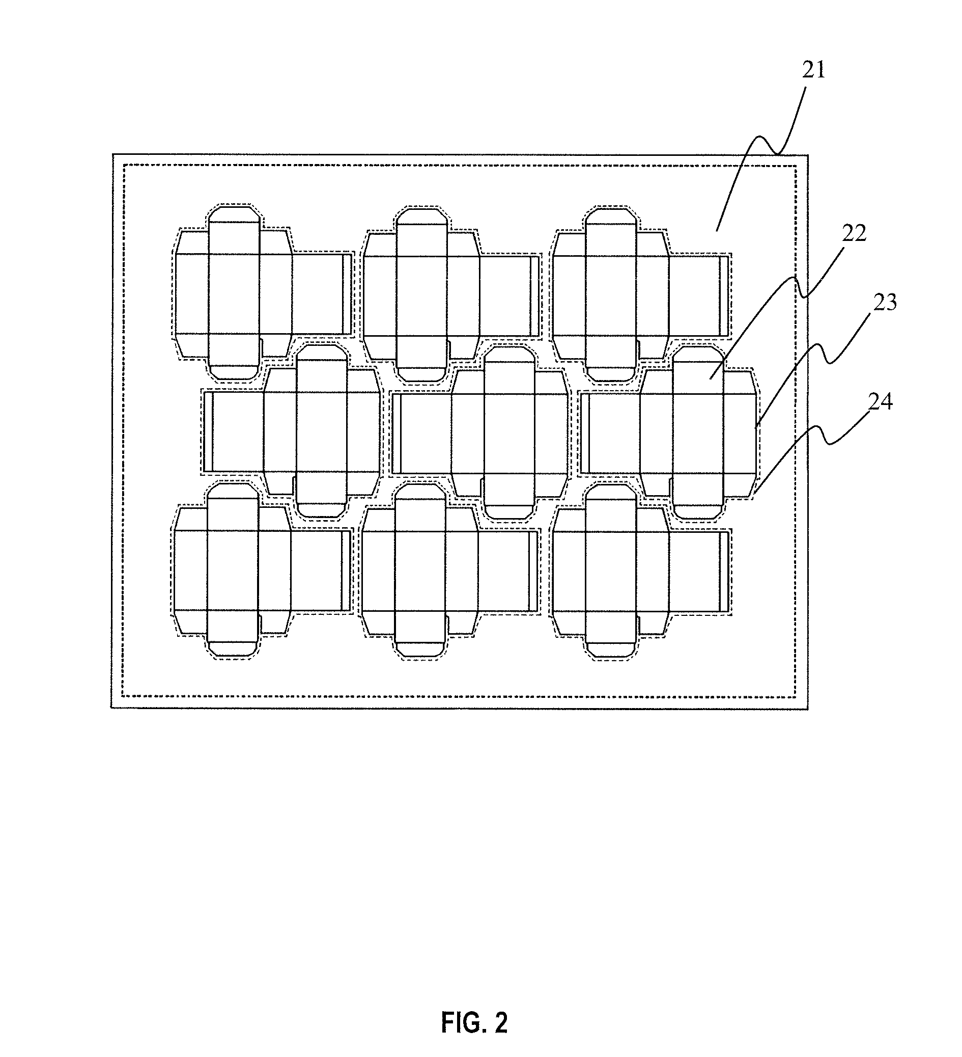 Method And System For Bleed Control On Packaging Layout