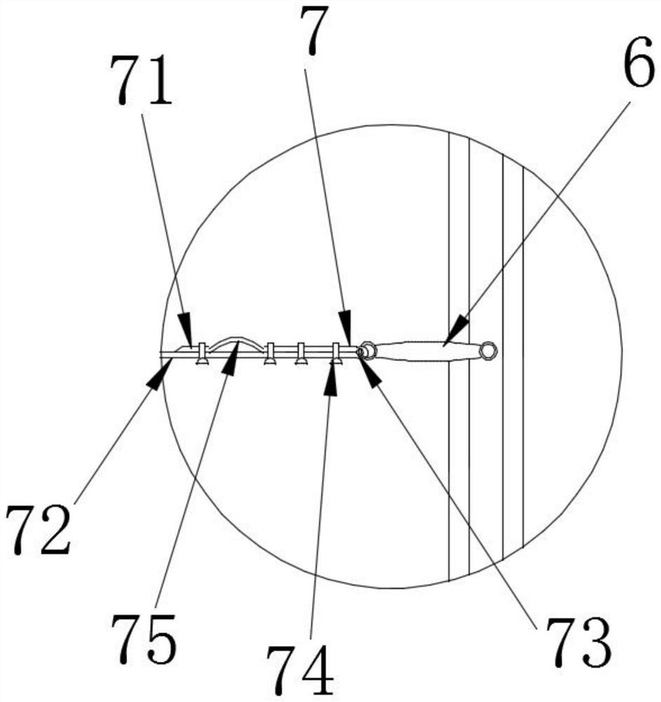 Life line for workshop high-altitude operation and installation method