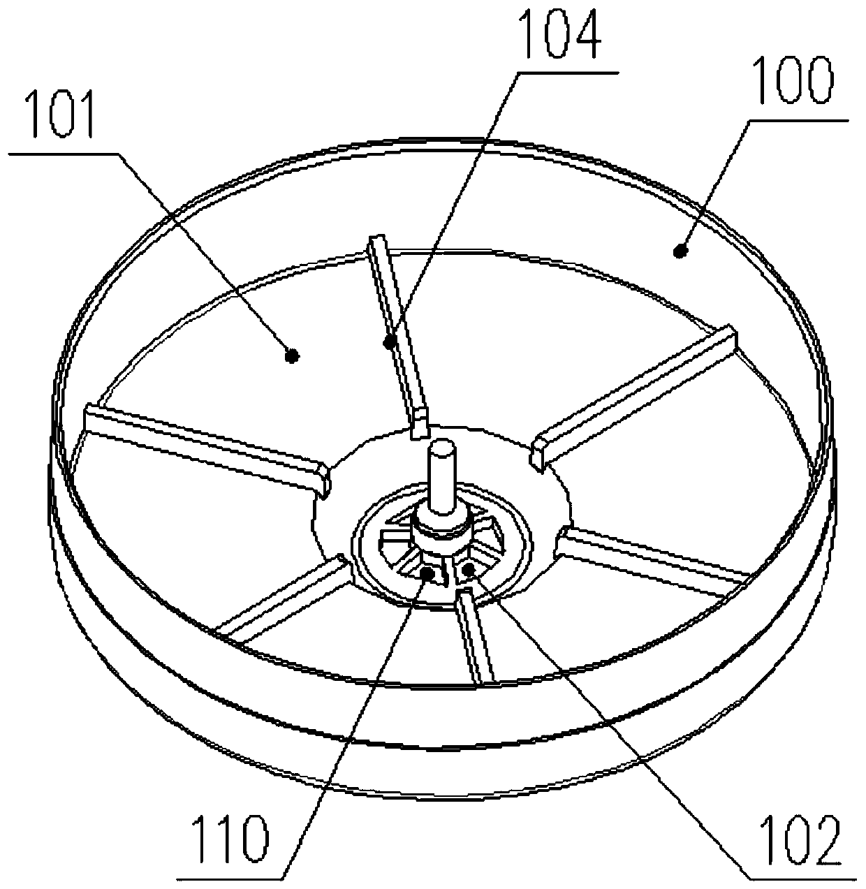 Filter material mounting base, and filter assembly, filter element structure and water purification equipment using same