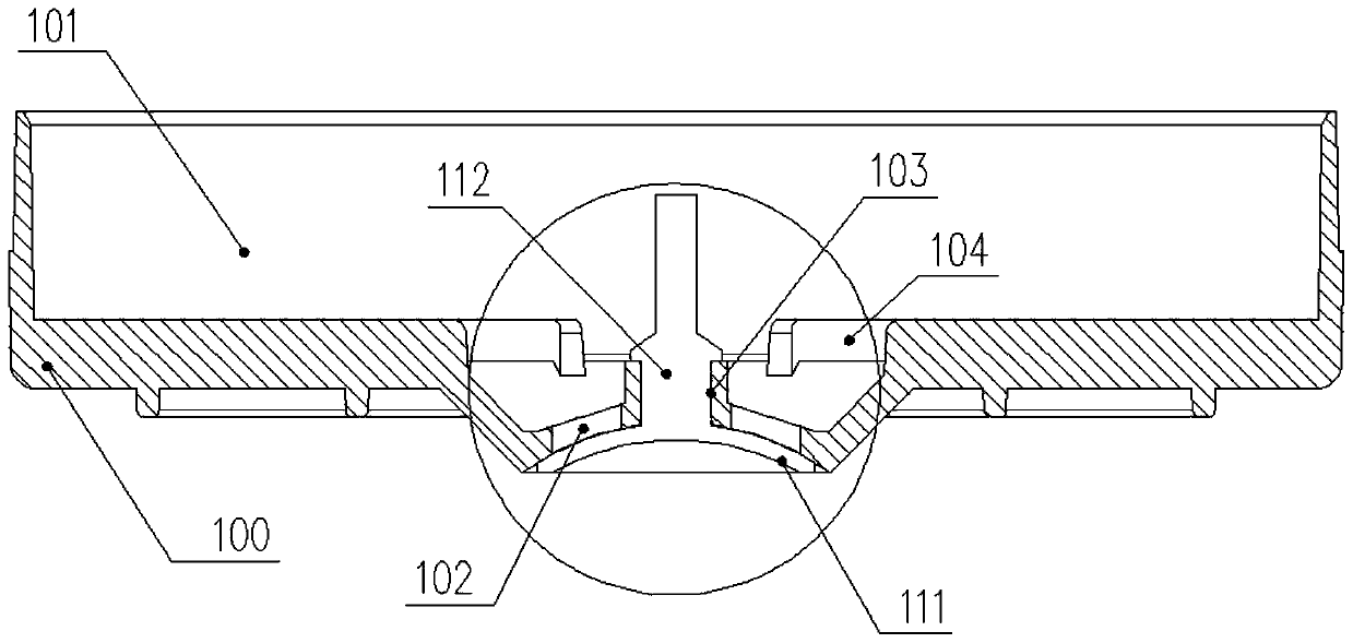 Filter material mounting base, and filter assembly, filter element structure and water purification equipment using same