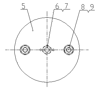 Fatigue test device for compression spring