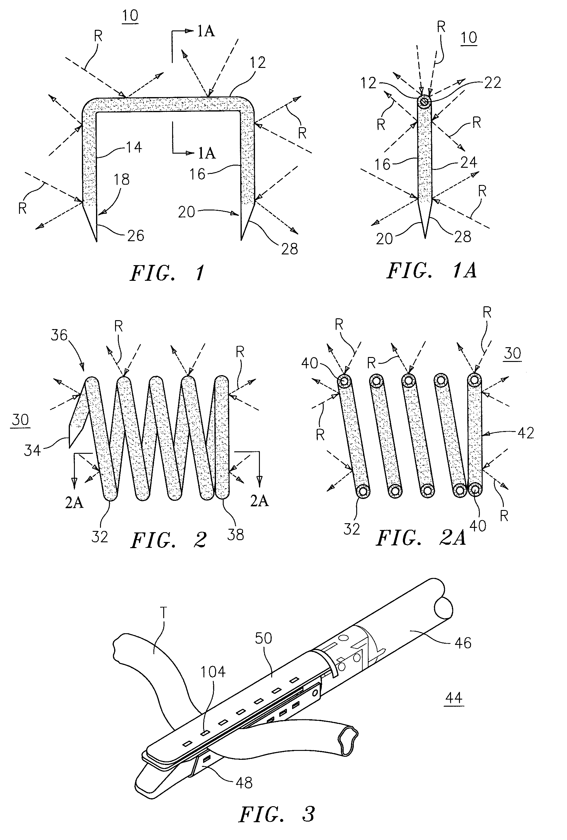 Coated surgical staples and an illuminated staple cartridge for a surgical stapling instrument