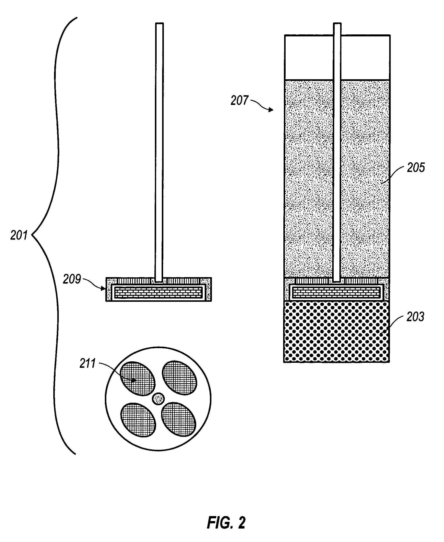 Volume-differential water assay system using hydrophilic gel