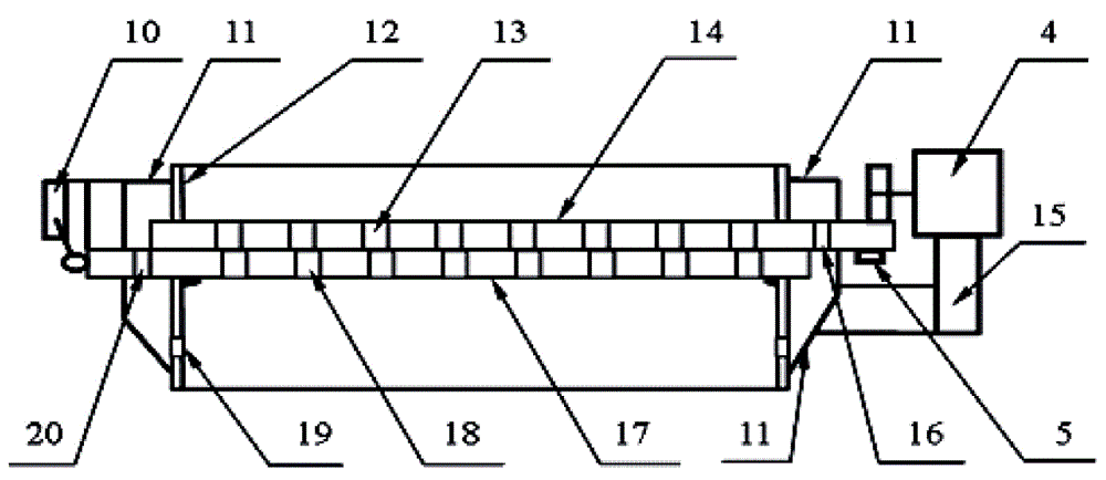 A control device for slag heat exchange equipment