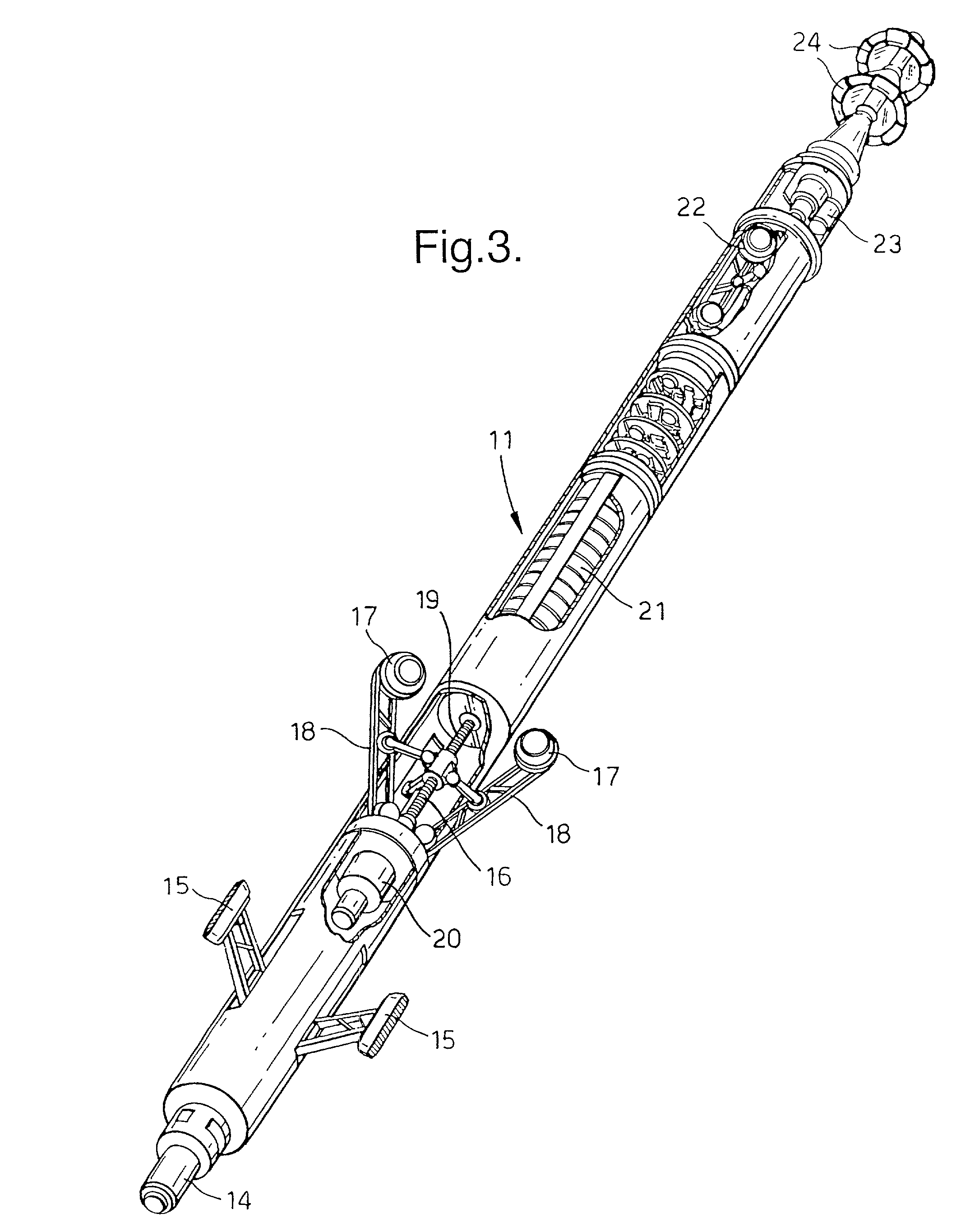 Method and system for moving equipment into and through an underground well
