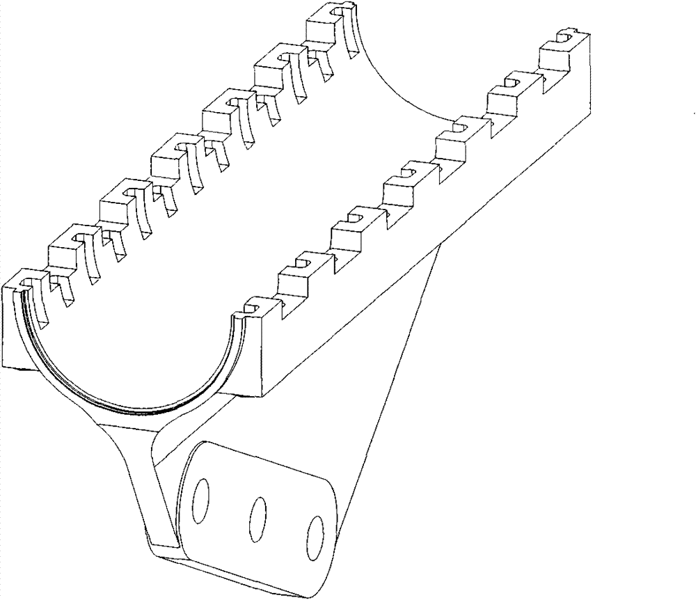 Casting method of pin-jointed cable clamp for lifting lug of suspension bridge