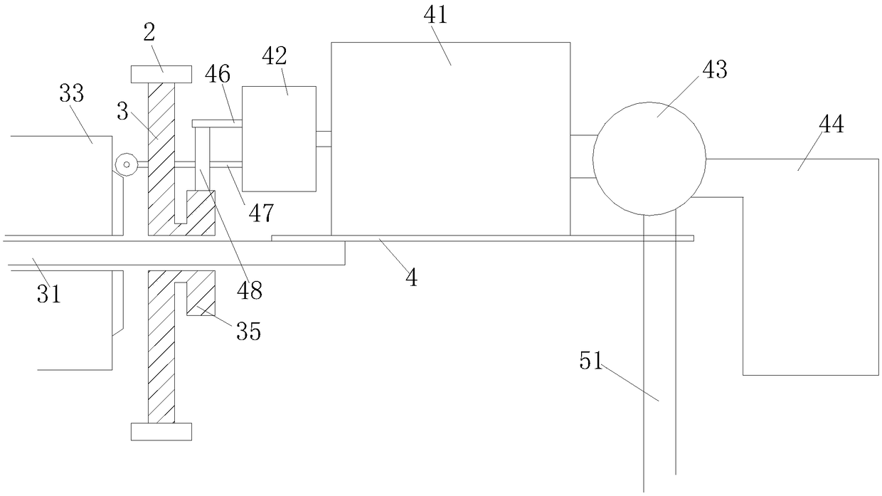 Float glass molten tin bath tin ash cleaning device