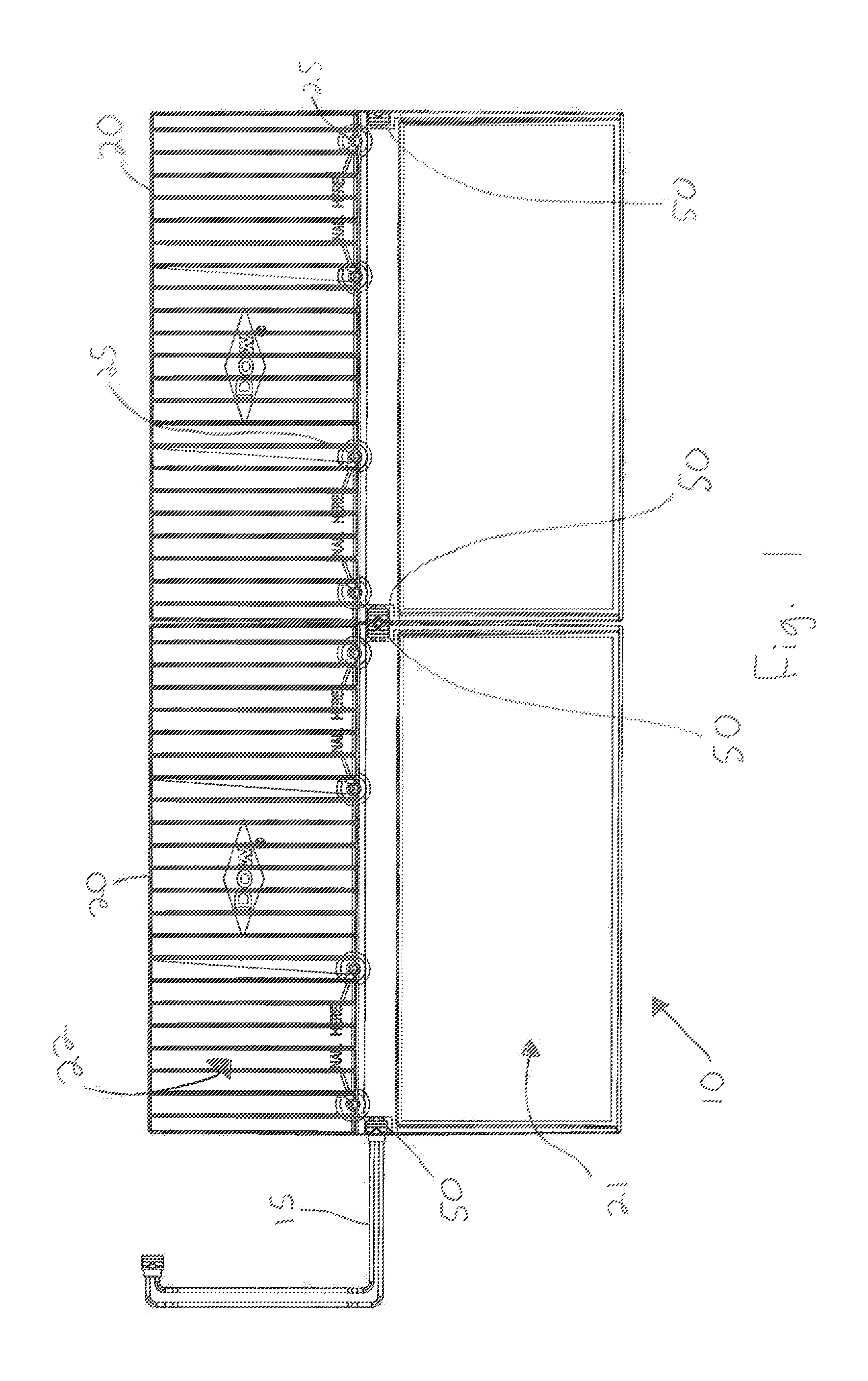 System and connector configured for macro motion