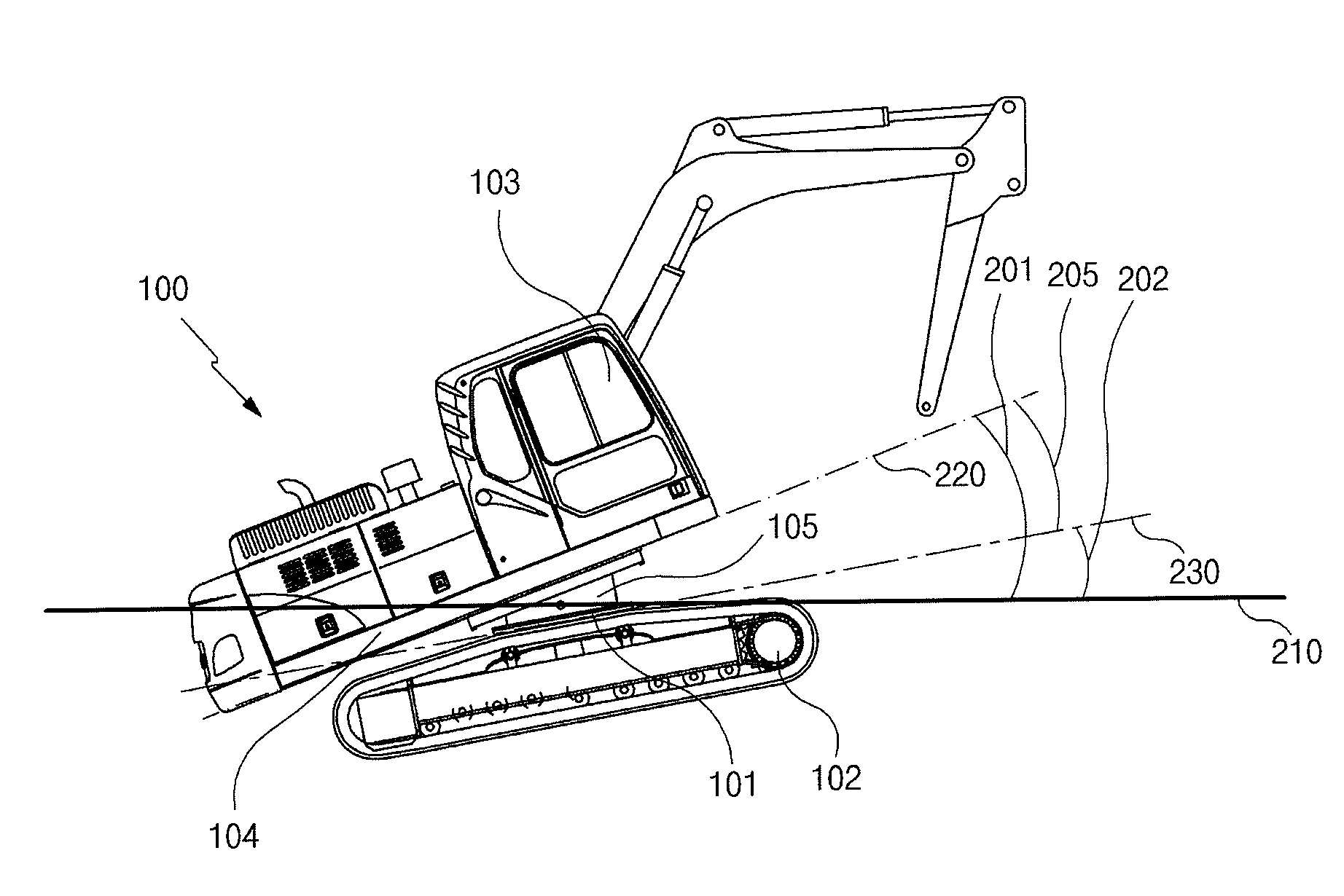 System and method for controlling automatic leveling of heavy equipment