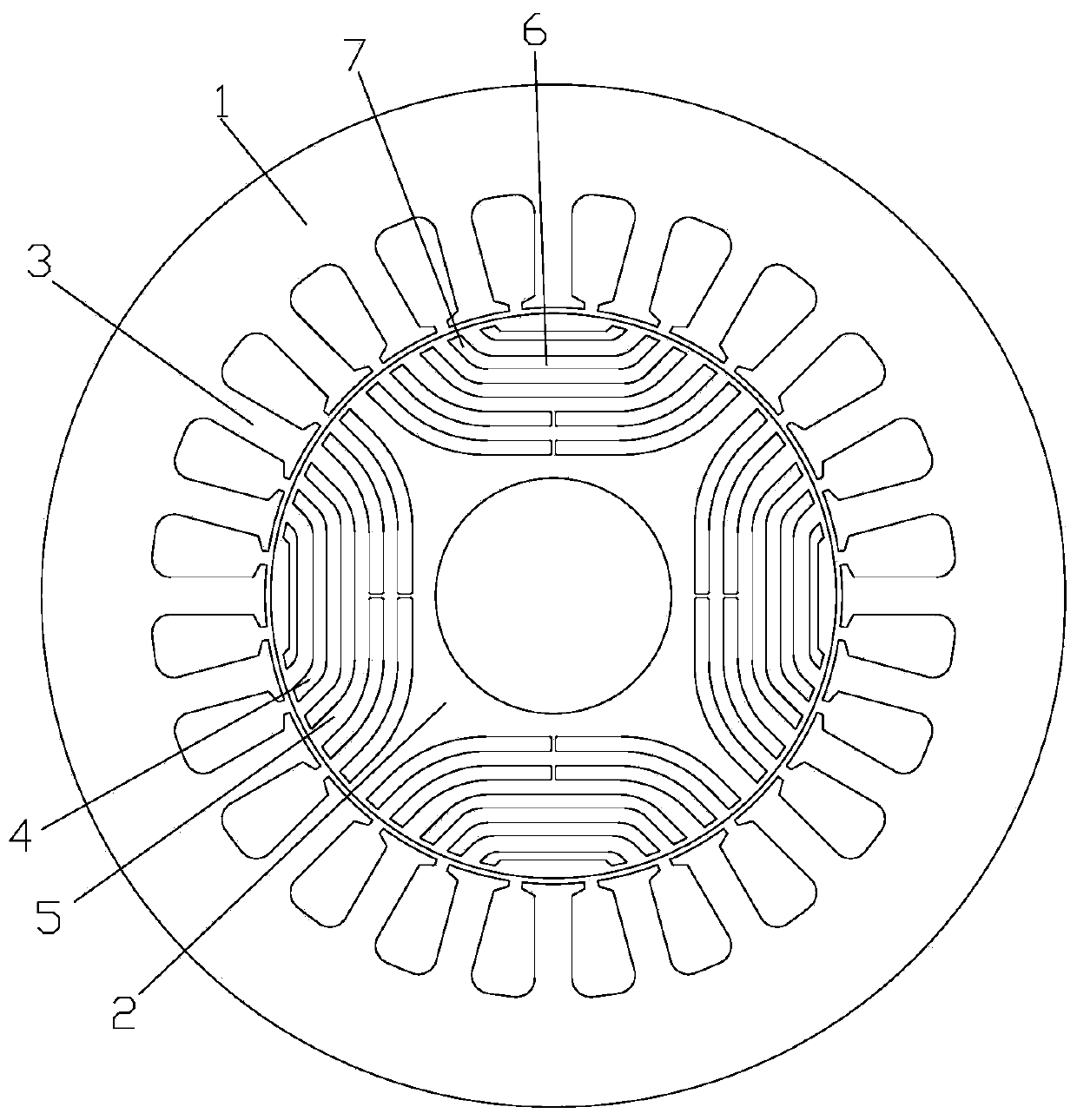 Synchronous reluctance motor