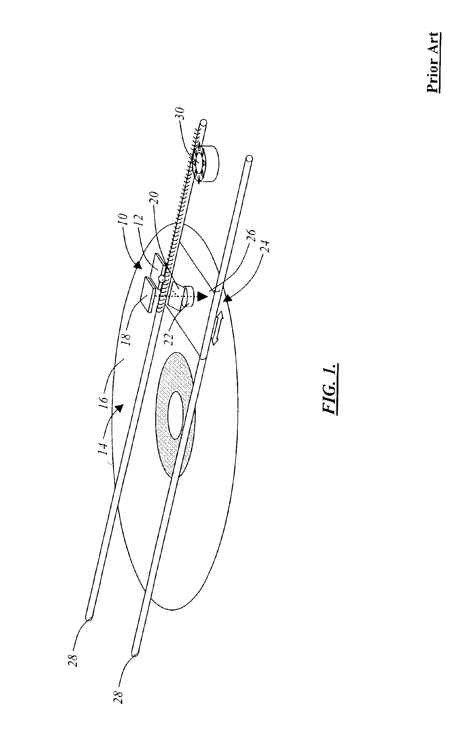 High-speed optical read/write pick-up mechanisms and associated methods