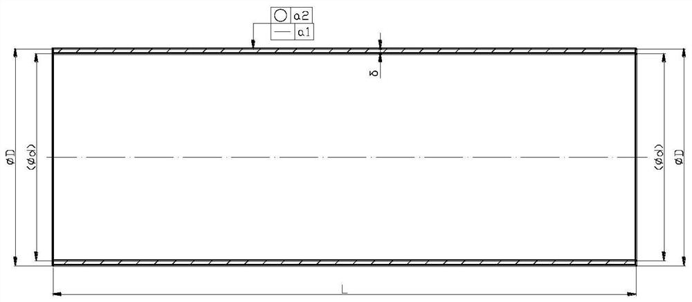 Reducing spinning method for controlling shape precision of straight cylinder piece