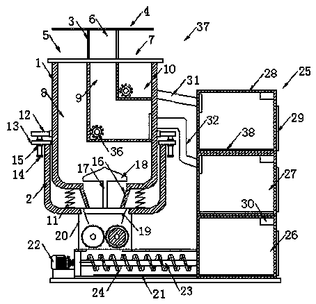 Intelligent garbage classification recycling robot