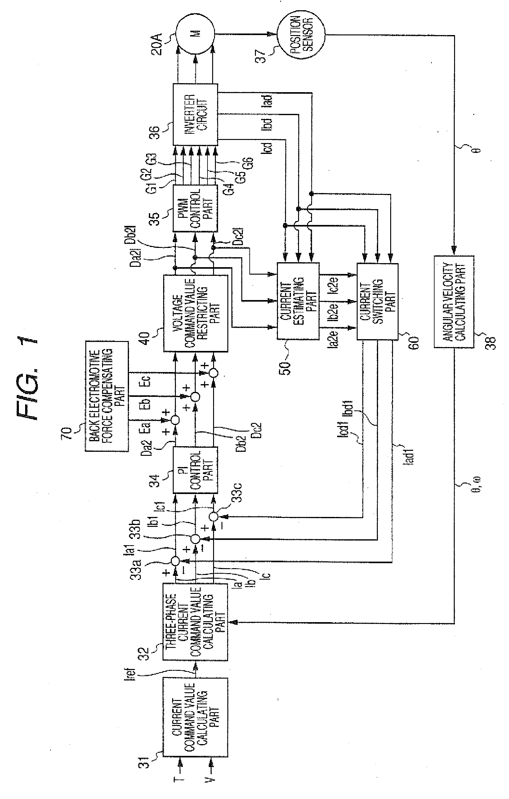 Control method for motor and controller for motor