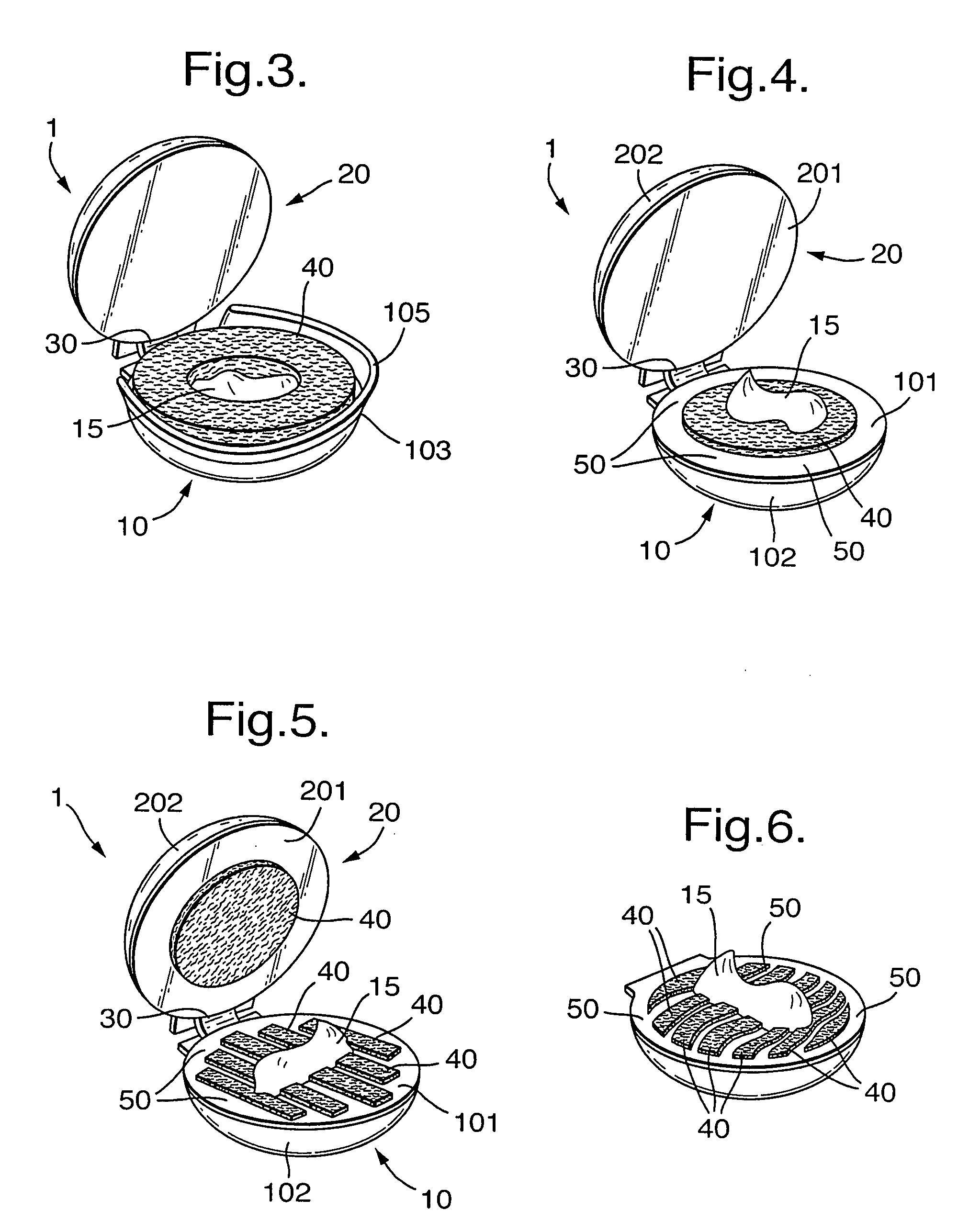 Hair treatment application system comprising an absorbent substrate