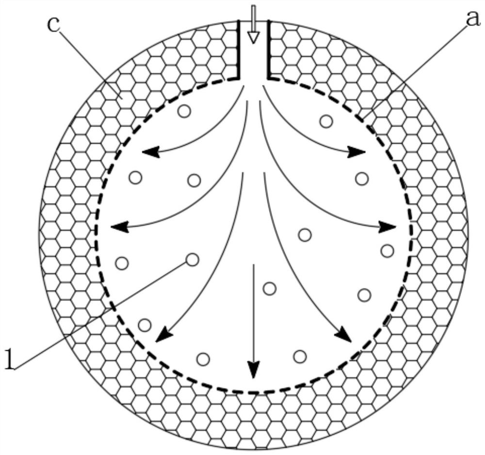 Preparation process of porous hollow ceramic adsorption ball