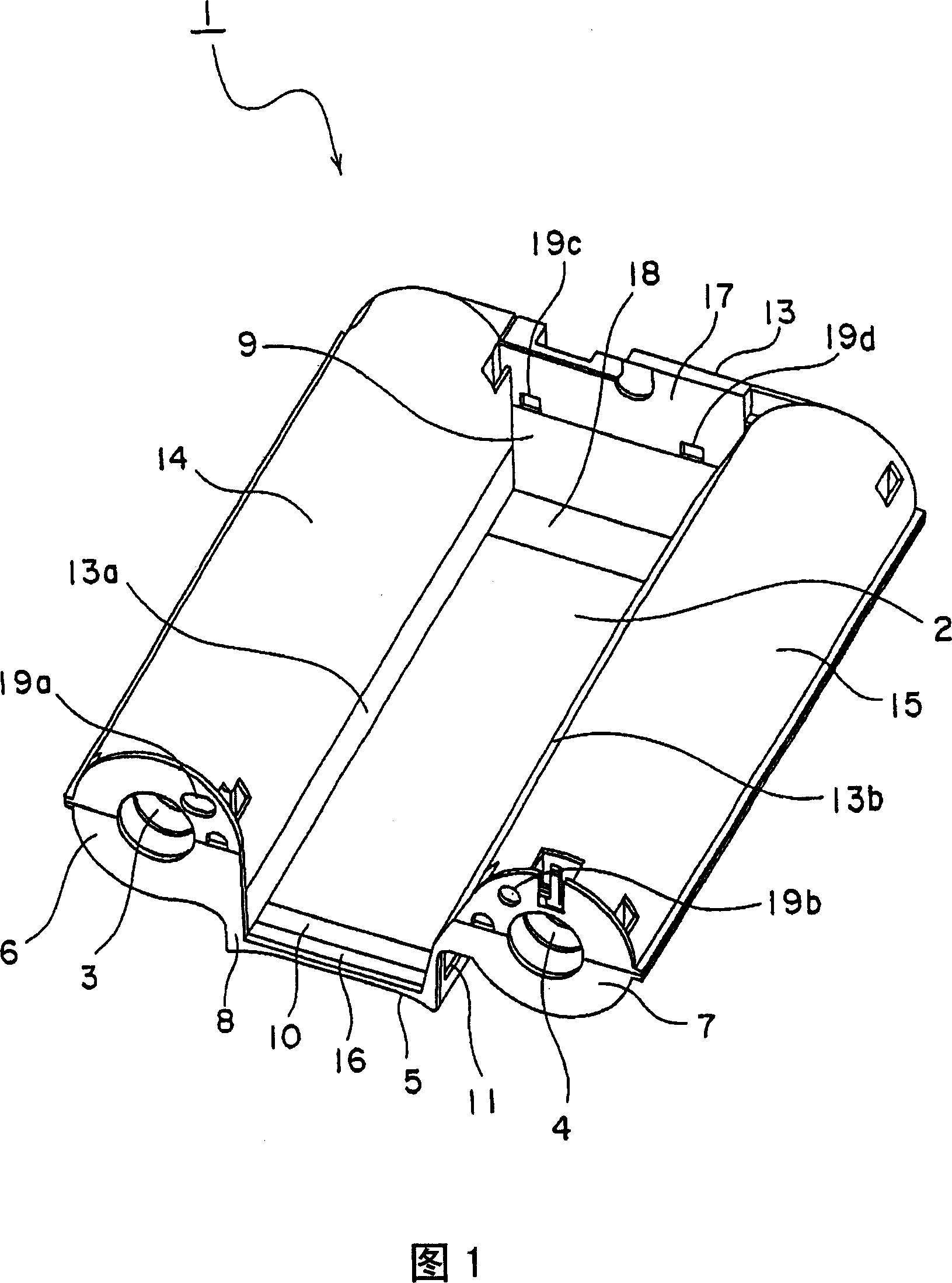 Ink ribbon cassette and printer including ink ribbon