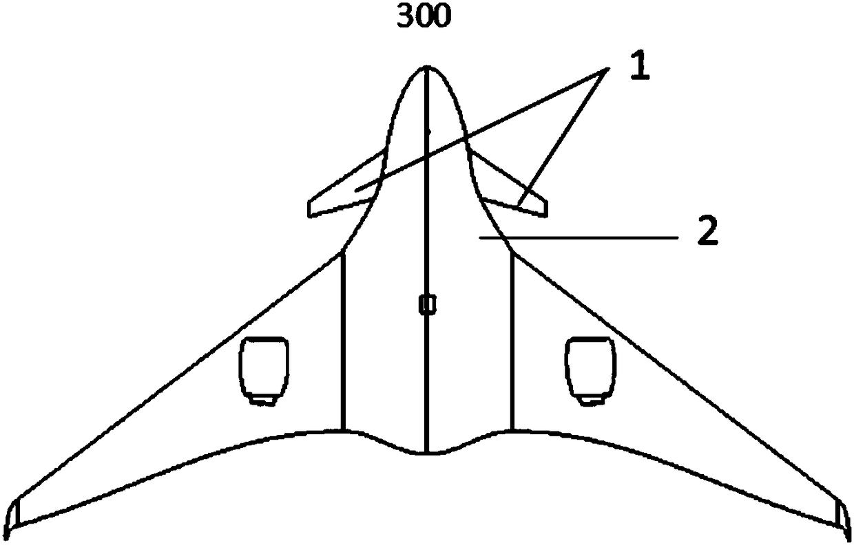 Flight control method and system based on duck wings and airplane