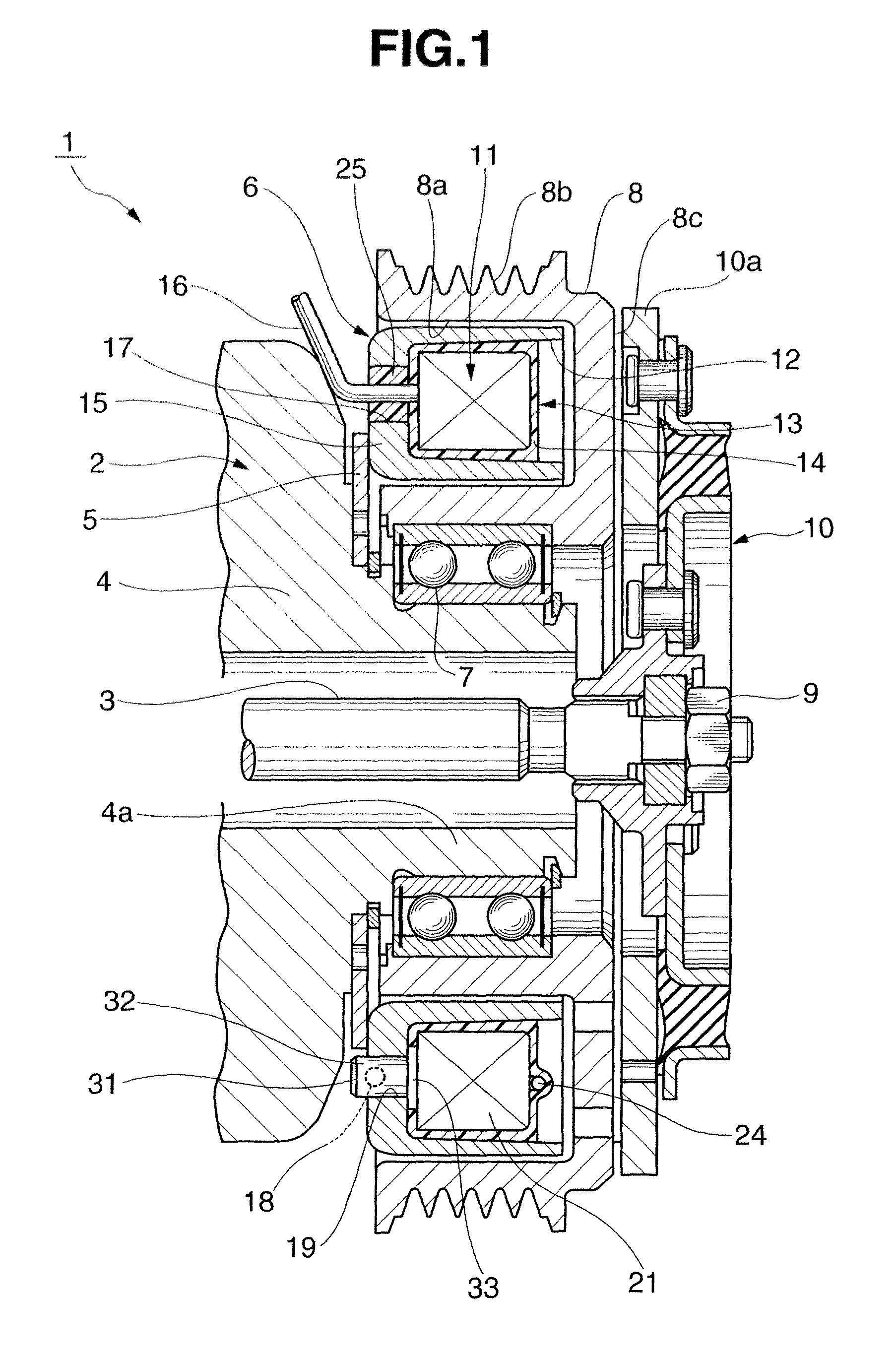 Electromagnetic coupling device