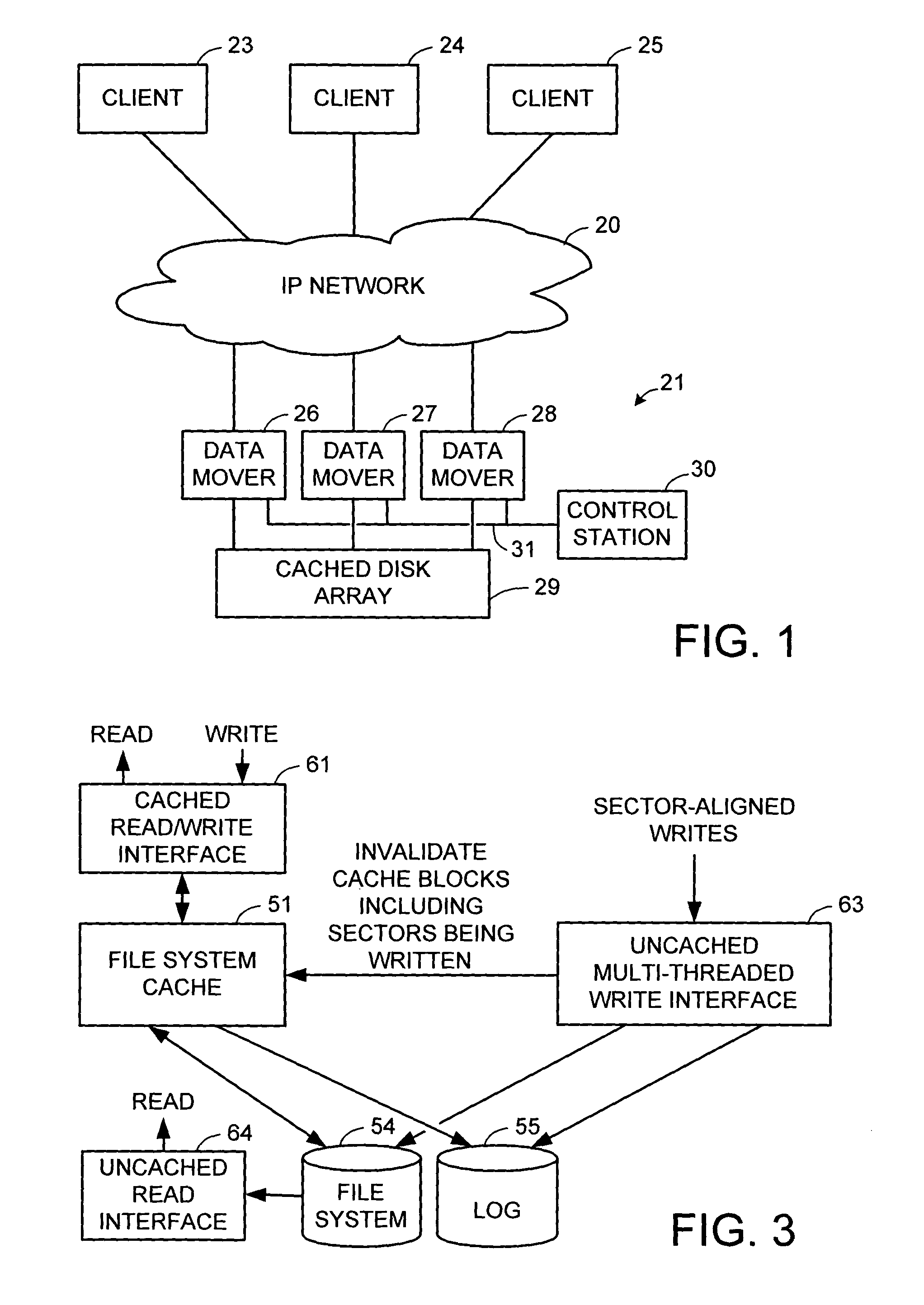 Multi-threaded write interface and methods for increasing the single file read and write throughput of a file server