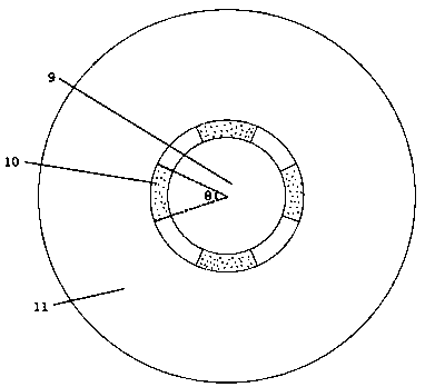 Fabricated underground water taking device applicable to civil air defence space and construction method