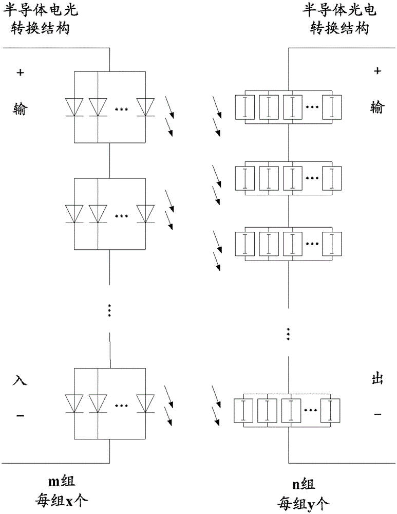 A semiconductor DC transformer