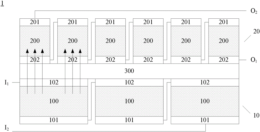 A semiconductor DC transformer