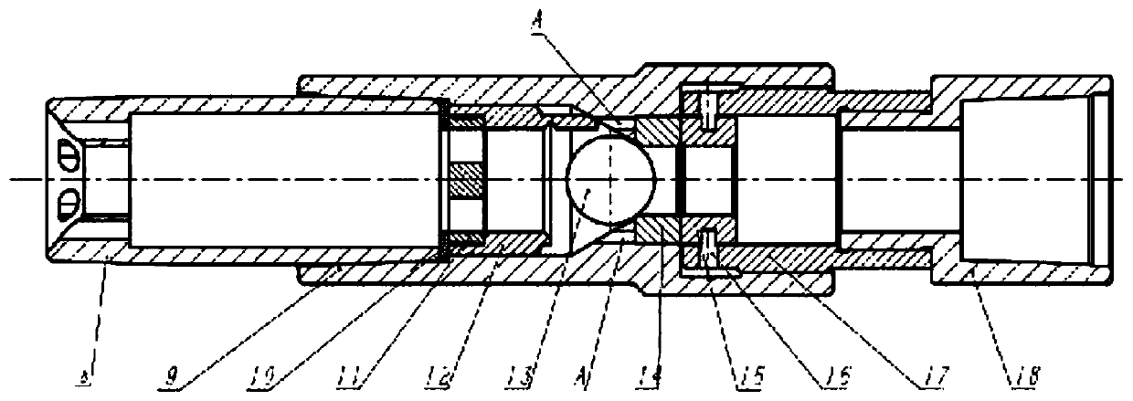 A dual-structure drainable oil well pump