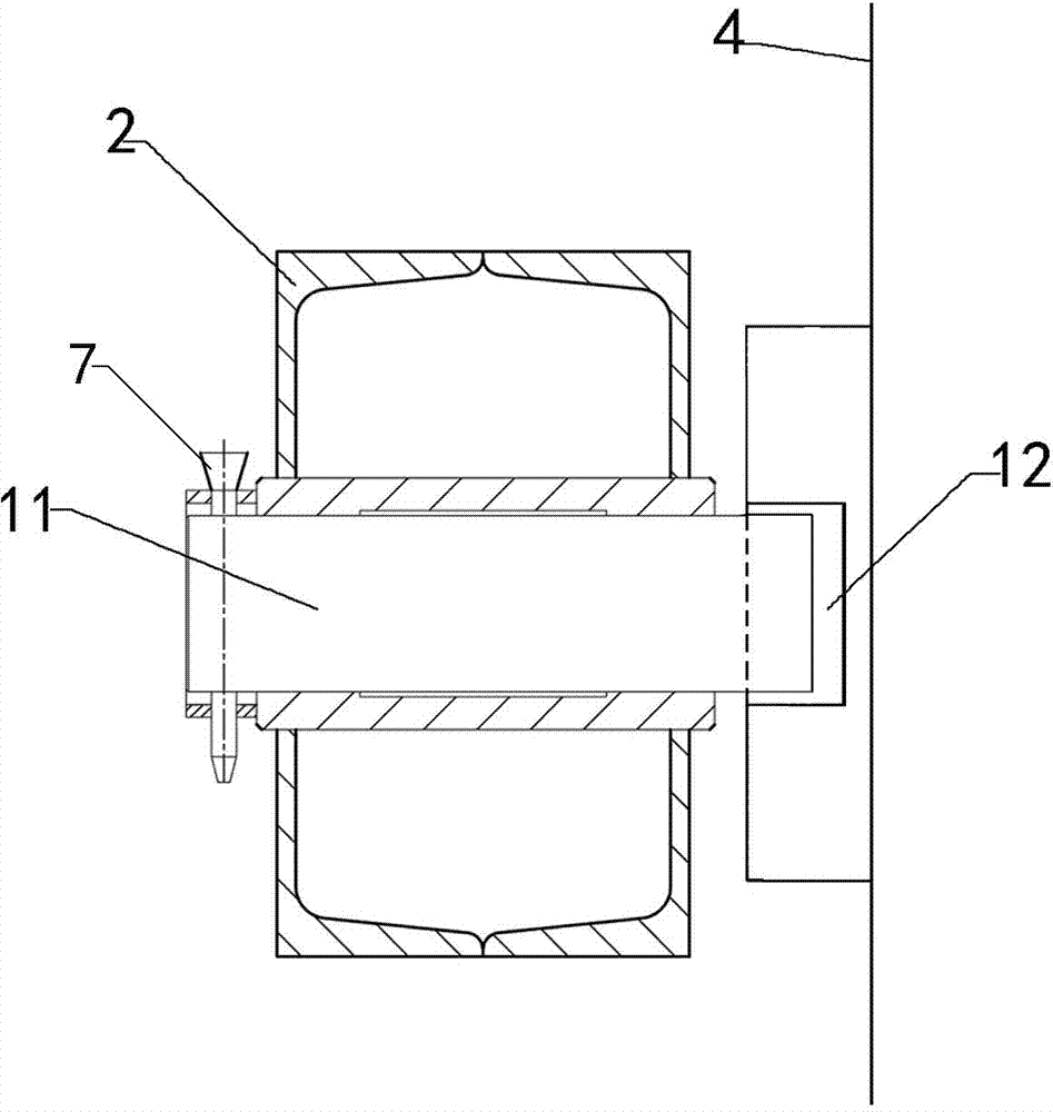 Double-oil-cylinder down jacking system and jacking construction method thereof