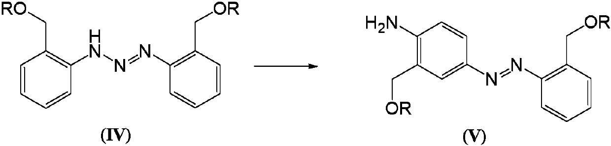 Telescoping synthesis of 2-methoxymethyl-p-phenylenediamine