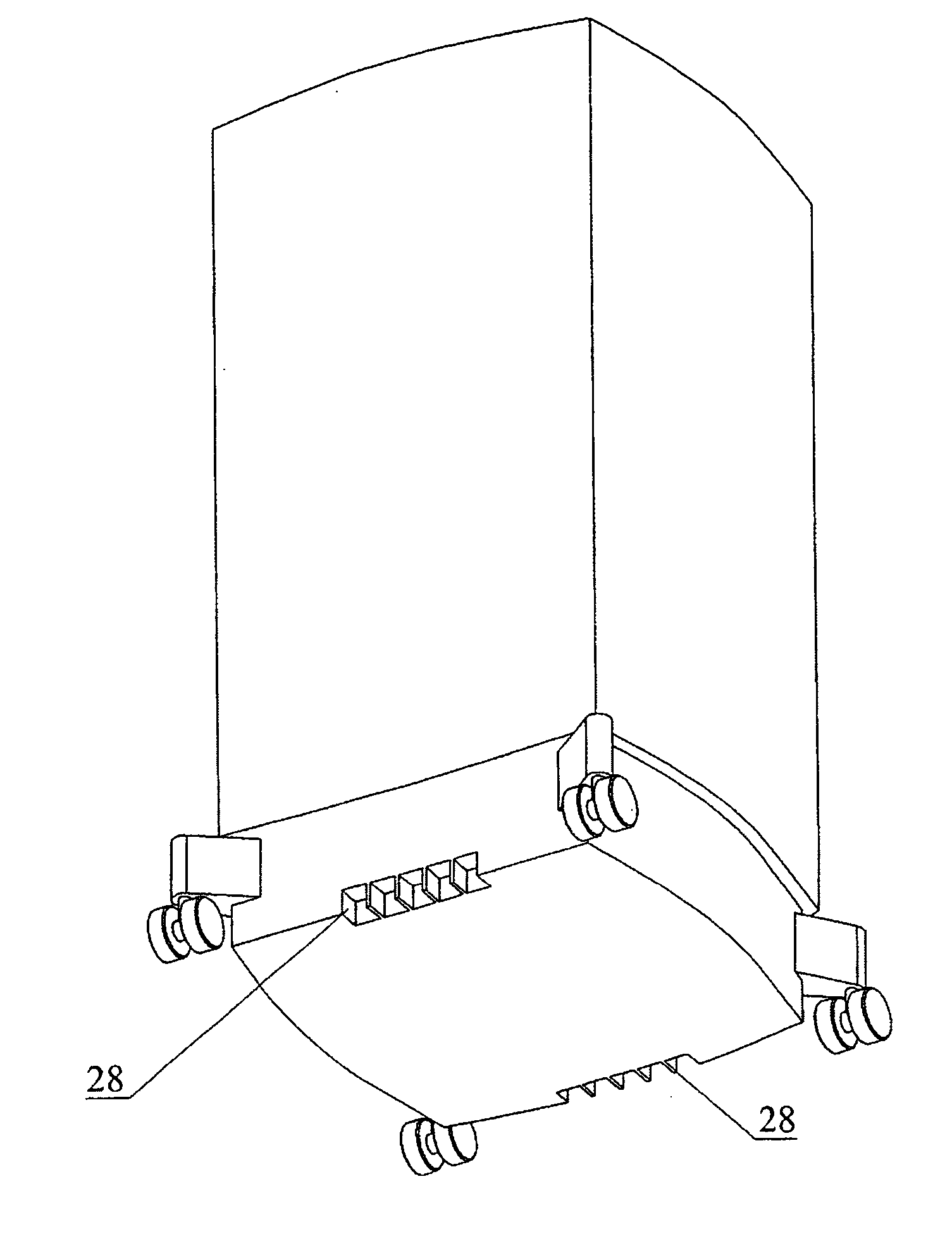 Exhaust conduit and adapter mounting for portable oxygen concentrator