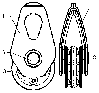 Multi-wire pulley