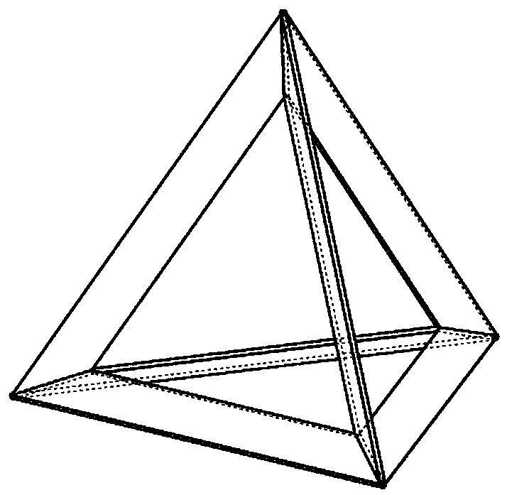 Pyramid loosening material filler