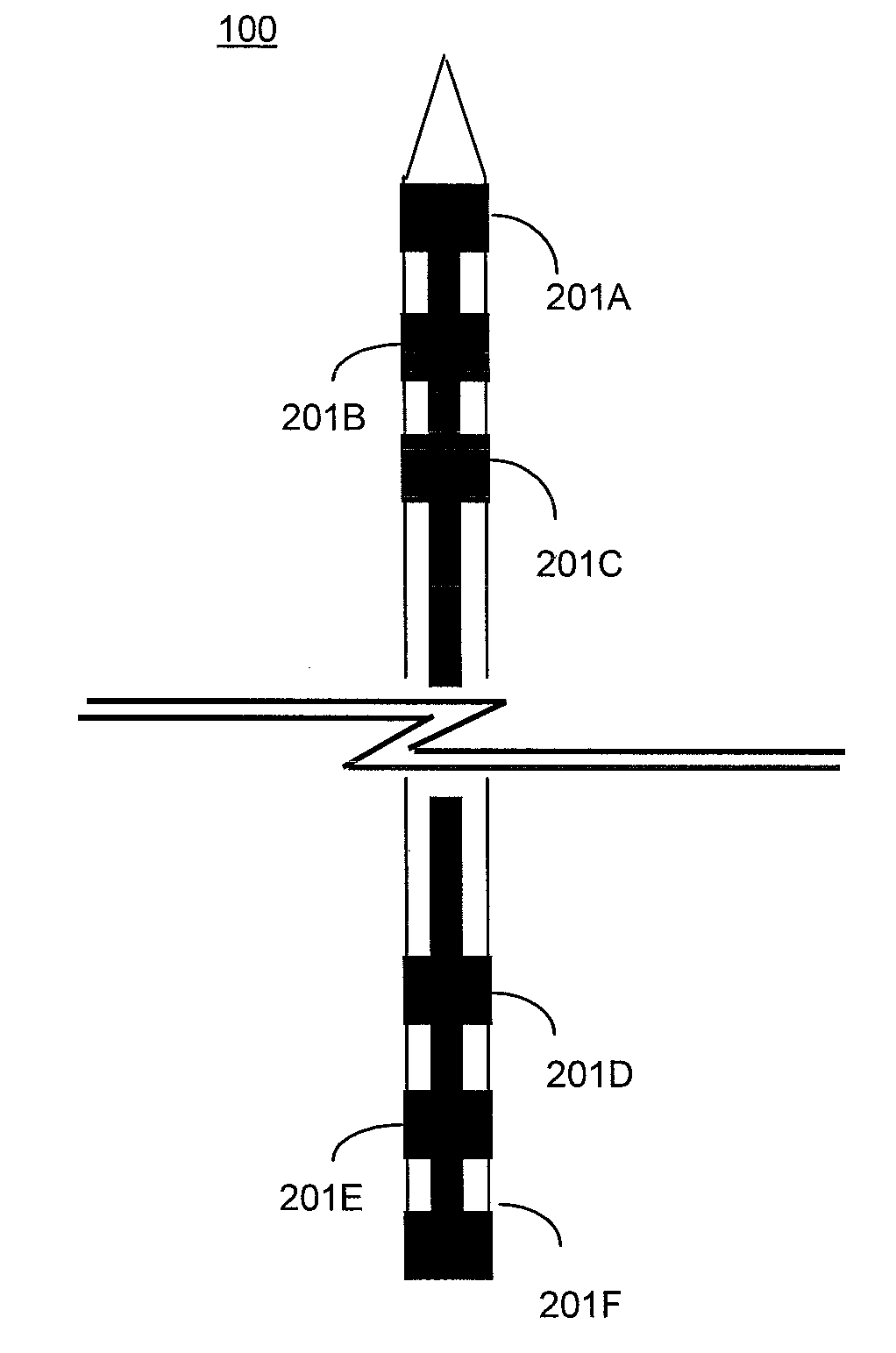 Malleable needle having a plurality of electrodes for facilitating implantation of stimulation lead and method of implanting an electrical stimulation lead