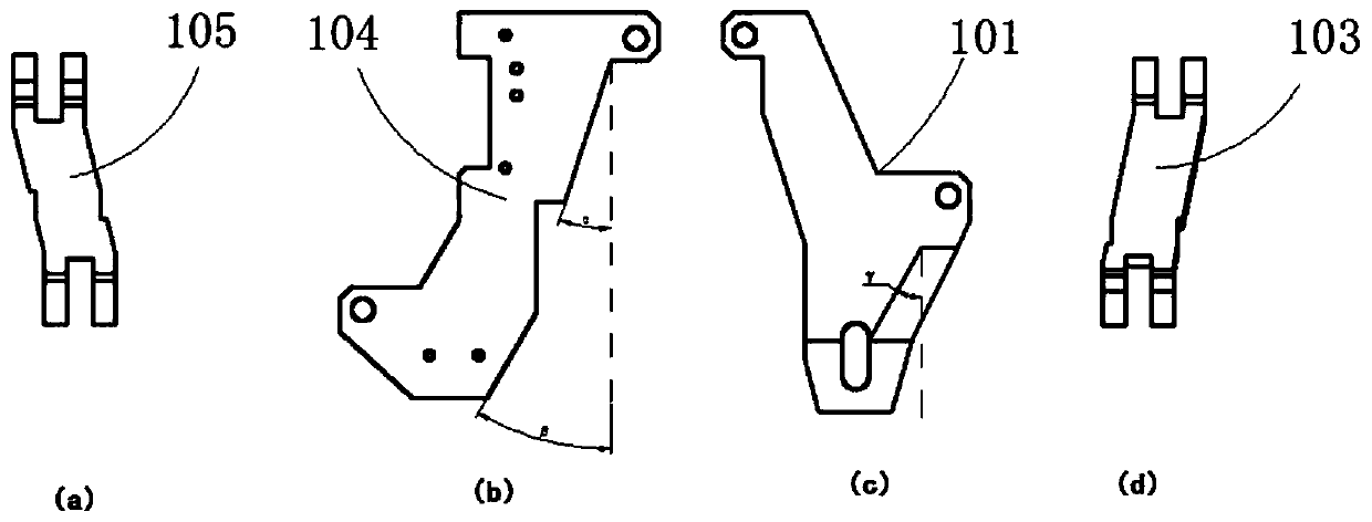 Passive supporting and obstacle avoiding device, climbing robot and climbing method of climbing robot