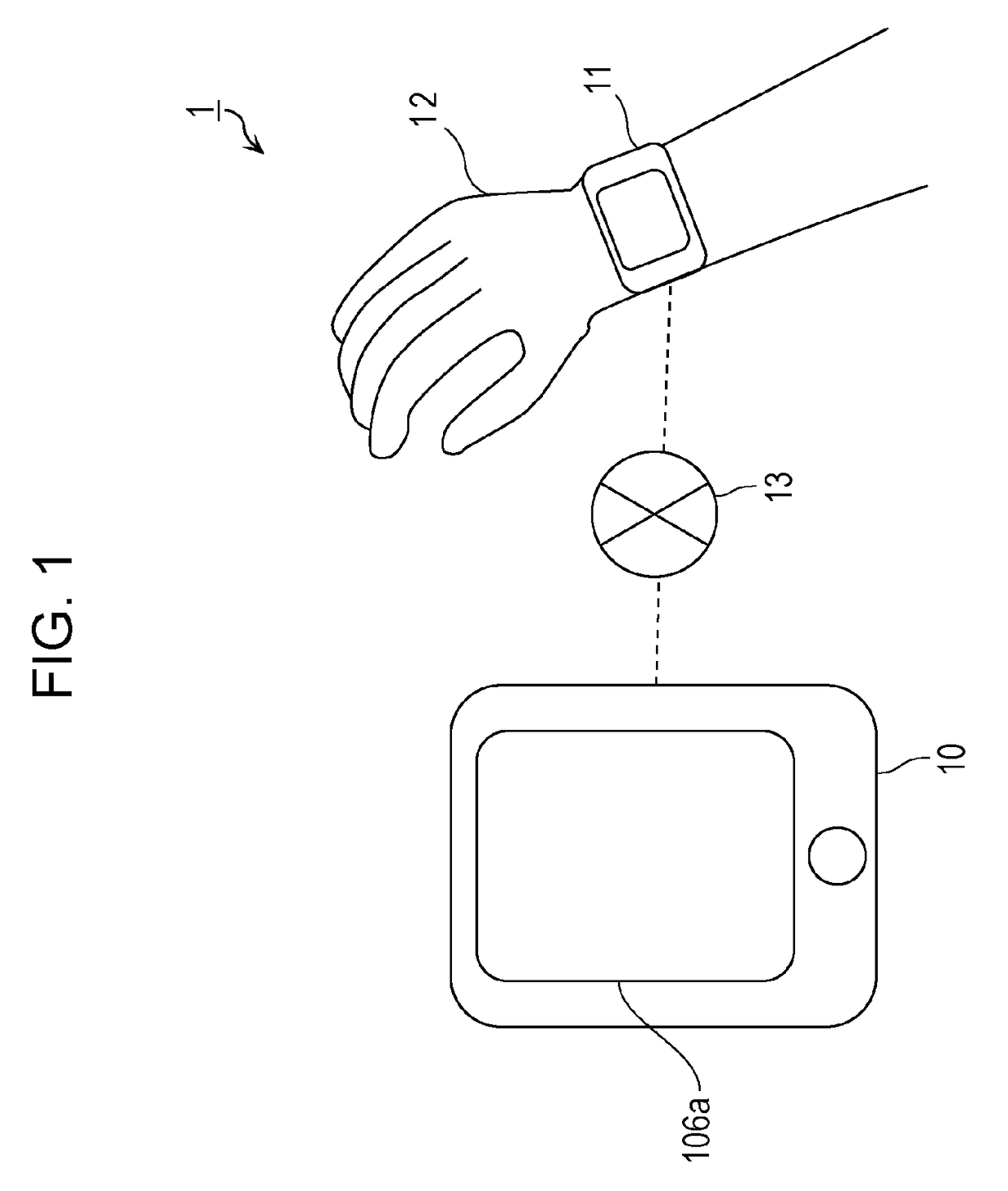 Control method for communication terminal connectable to wearable terminal via network